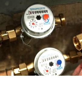 установка и опломбировка счетчиков воды - тип 3