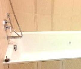 установка и подключение ванны - тип 4