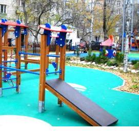 установка игровых площадок - вариант 1