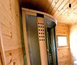 установка кабины в ванной комнате - вариант 3