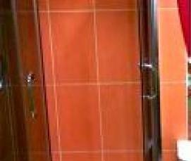 установка кабины в ванной комнате - вариант 2