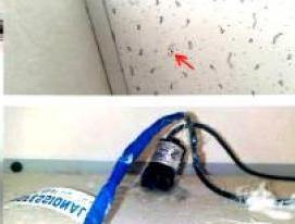 установка камер видеонаблюдения дома - модель 1