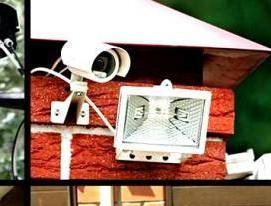 установка камер видеонаблюдения дома - модель 2