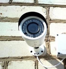 установка камер видеонаблюдения в квартире - модель 4