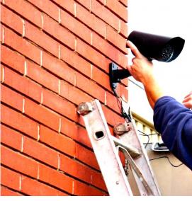 установка камер видеонаблюдения в квартире - модель 3