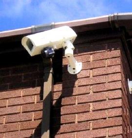 установка камеры видеонаблюдения в подъезде - тип 4