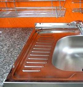 установка керамической раковины - вариант 4