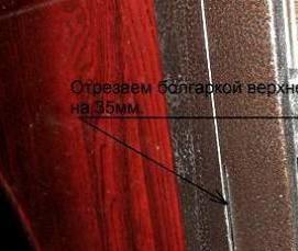 установка китайской двери - тип 2