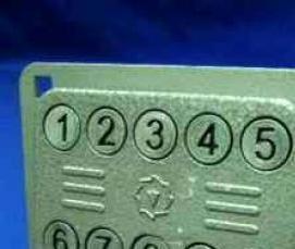 установка кодового замка - модель 4