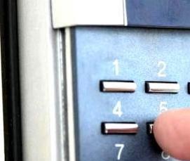 установка кодового замка на дверь - модель 1