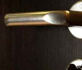 установка кодового замка на металлическую дверь - модель 4