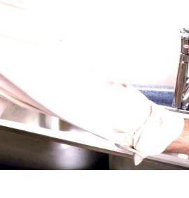 установка кухонных раковин - вариант 4