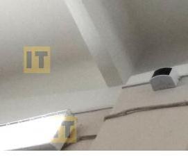 установка линейных пожарных извещателей - вариант 3