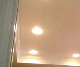 установка люстры на потолок из гипсокартона - модель 4