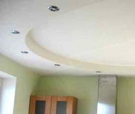 установка люстры на потолок из гипсокартона - модель 3