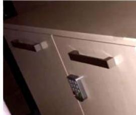 установка магнитного замка на дверь подъезда - модель 2