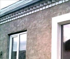 установка металлических откосов на пластиковые окна снаружи - тип 2