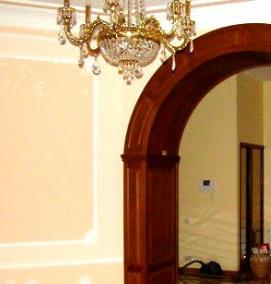 установка межкомнатной арки - модель 3