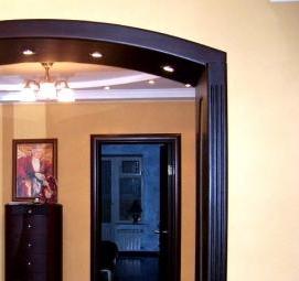 установка межкомнатных арок из мдф - тип 3