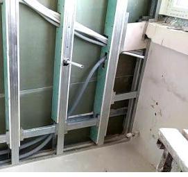 установка межкомнатных перегородок из гипсокартона - тип 2