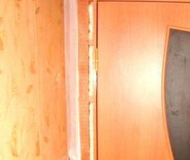 установка межкомнатных замков - тип 1