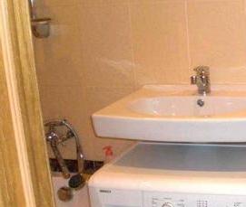 установка мойки в ванной - тип 2