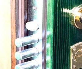 установка навесного замка - модель 1