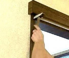 установка навесной двери - тип 1