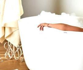 установка отдельностоящей ванны - тип 1