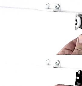 установка откатной двери - вариант 3