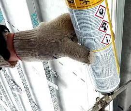 установка откосов на окна - вариант 2