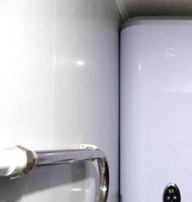 установка плоского водонагревателя - модель 1