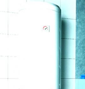 установка плоского водонагревателя - модель 4