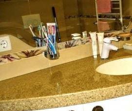 установка подвесной раковины - модель 1