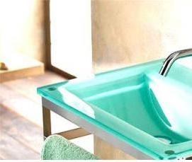 установка подвесной раковины - модель 4