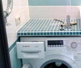 установка посудомойки под раковину - тип 4