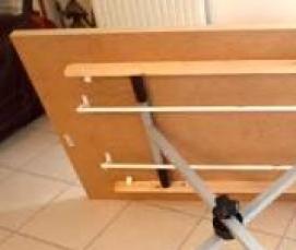 установка поворотно откидной фурнитуры - вариант 1