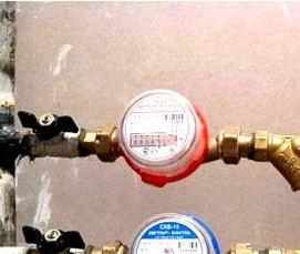 установка приборов считывания показаний счетчиков воды - модель 4