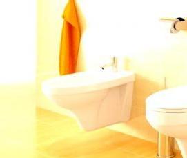 установка пристенного унитаза - тип 2