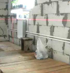 установка радиатора отопления под окном - тип 4