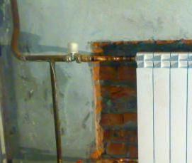 установка радиаторов отопления - модель 4