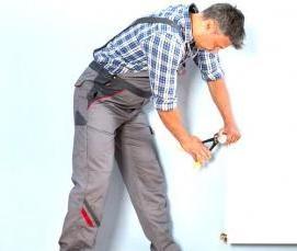 установка радиаторов отопления - модель 2