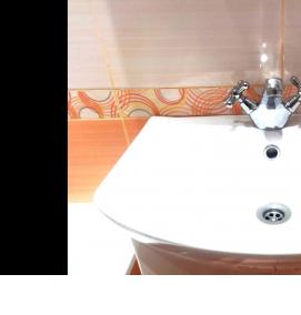 установка раковин со смесителем - модель 4