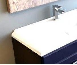 установка раковины без тумбы - вариант 3