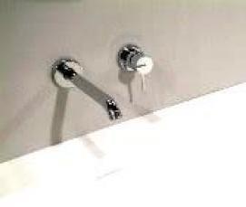 установка раковины из искусственного камня на кухне - вариант 2