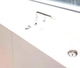 установка раковины из камня - вариант 1