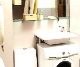 установка раковины на стиральную машину - вариант 3