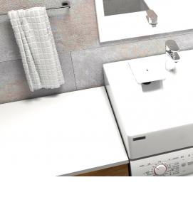 установка раковины на стиральную машину в ванной - модель 1