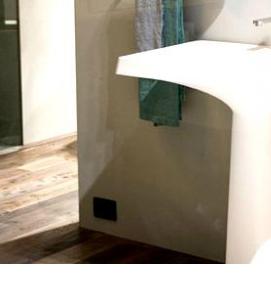 установка раковины с пьедесталом - тип 4