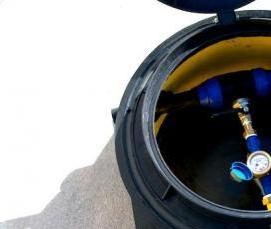 установка счетчика сточных вод - тип 3